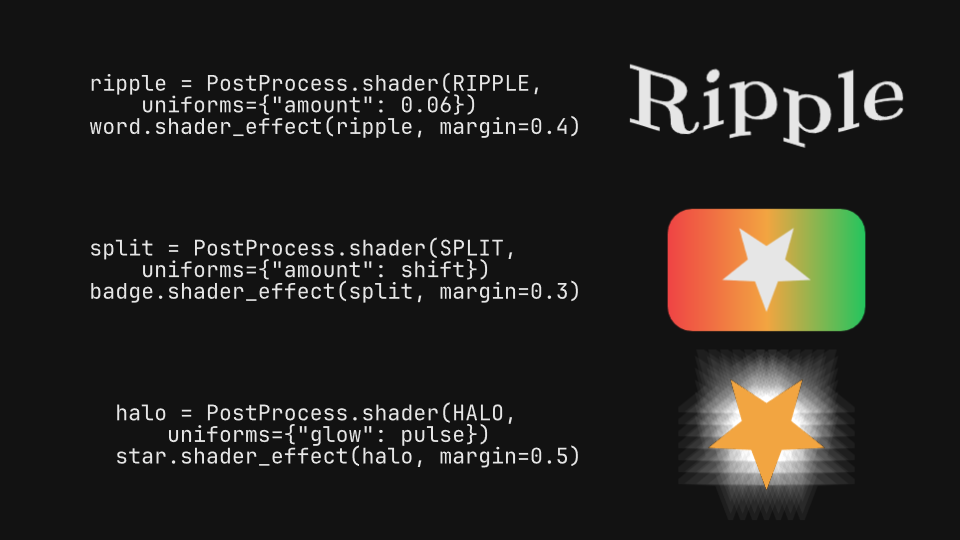 Object shaders