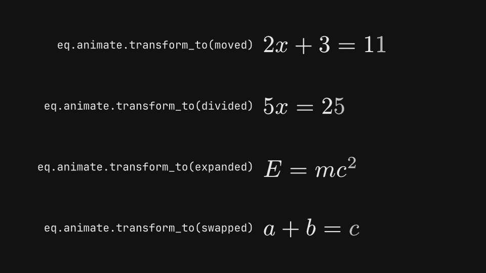 Derivations