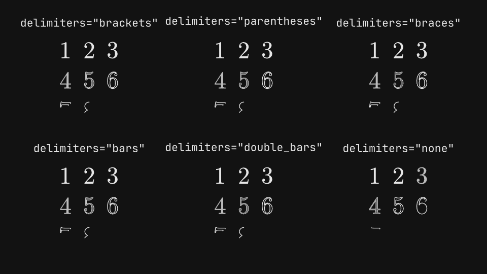 Matrices